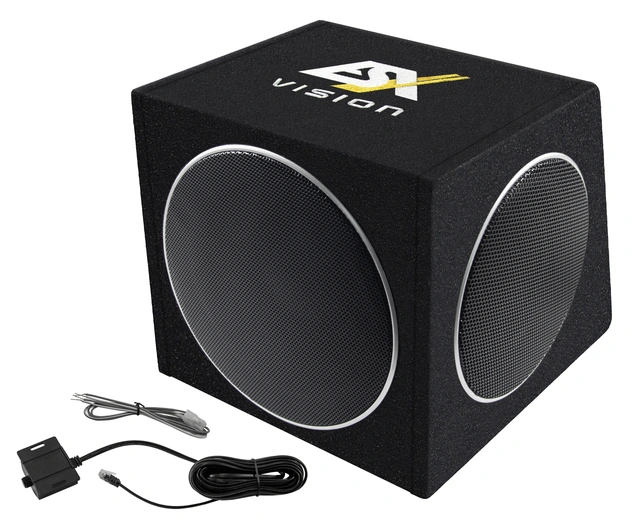 ESX VISION V1000A 25 cm (10“) Aktiv Subwoofer med slave 
