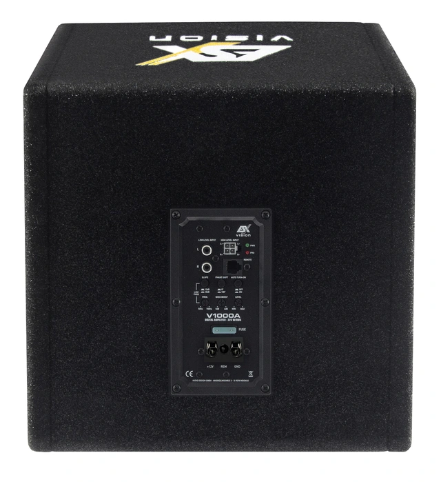 ESX VISION V1000A 25 cm (10“) Aktiv Subwoofer med slave 