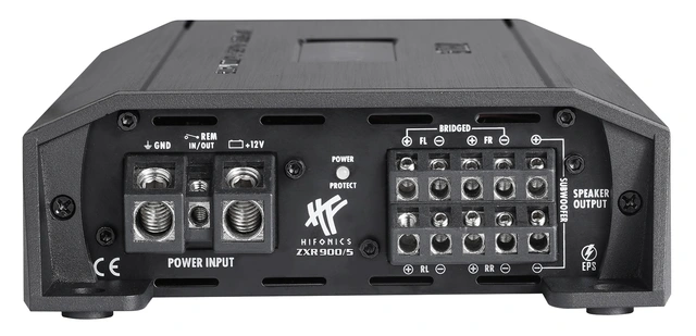 HiFonics ZEUS ZXR900/5 Klasse D digital 5-kanals forsterker 