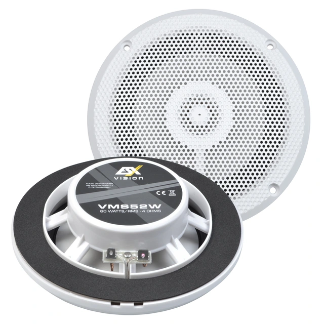 ESX VISION VMS52W 5,25" 2-veis Marine høyttalere, Hvit 