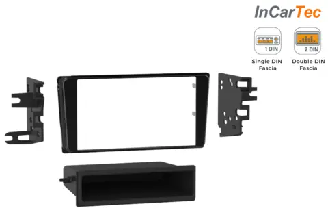 InCarTec Monteringskit 2-DIN GT86/BRZ