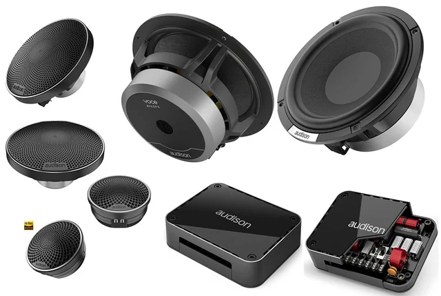 Audison Voce AV K63 II 6½" 3-veis kompo 300W max / 150W RMS 