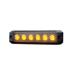 Strands Dark Knight SM6 varsellys 6 LED Mørk linse, 4 mønstre