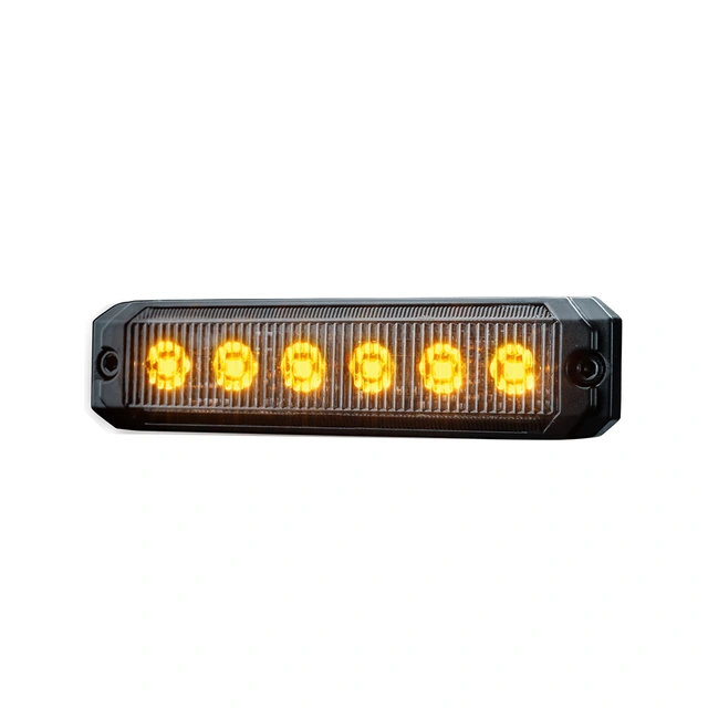 Strands Dark Knight SM6 varsellys 6 LED Mørk linse, 4 mønstre 