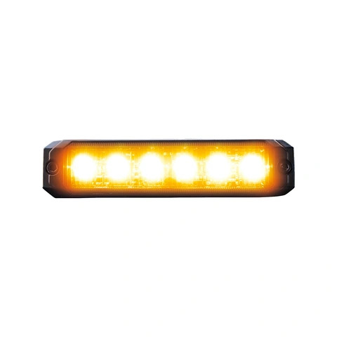 Strands Dark Knight SM6 sidemark 6 LED Mørk linse, orange