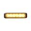Strands Dark Knight SM6 sidemark 6 LED Mørk linse, orange