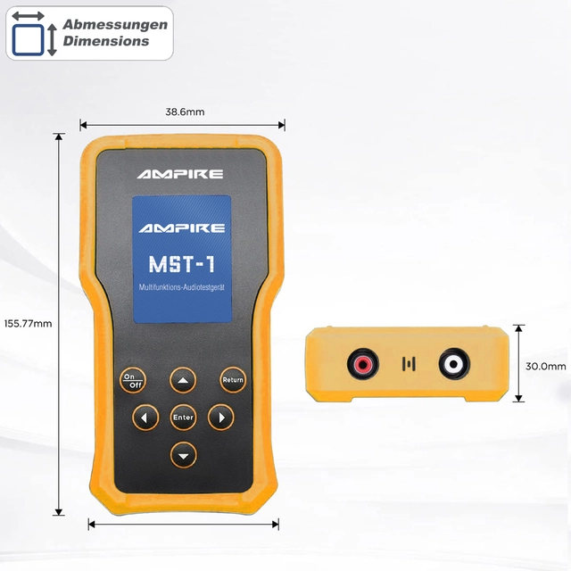 Ampire Multifunksjonell lydtester Signalgenerator, motstand og fasemåling+ 