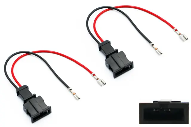 InCarTec Høyttalerplugg adaptere (disk.) Audi/Seat/Skoda/Volkswagen 