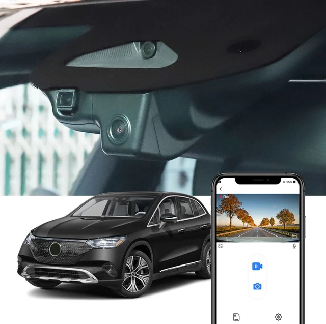 FITCAMX Integrert 4K Dashcam (foran+bak) MB EQE SUV (2023 -->) 