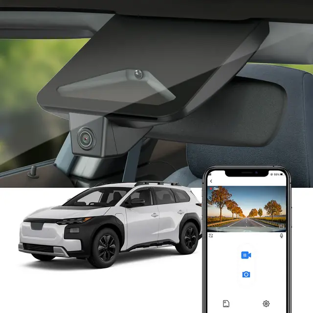 FITCAMX Integrert 4K Dashcam (foran+bak) Toyota/Subaru (2023 -->) 
