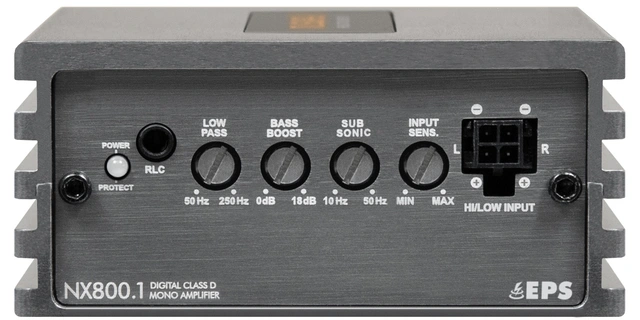 Musway NX800.1 1-kanals/mono klasse D mikroforsterker 