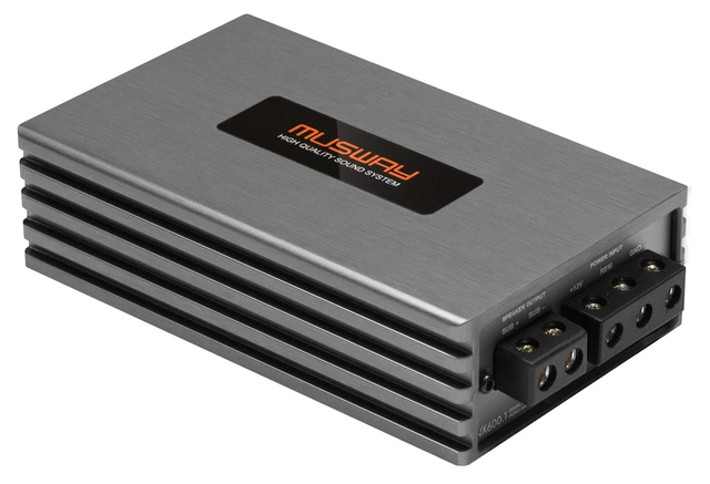 Musway NX600.1 1-kanals/mono klasse D mikroforsterker 