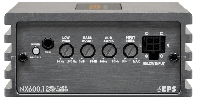 Musway NX600.1 1-kanals/mono klasse D mikroforsterker 