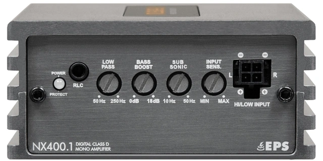 Musway NX400.1 1-kanals/mono klasse D mikroforsterker 