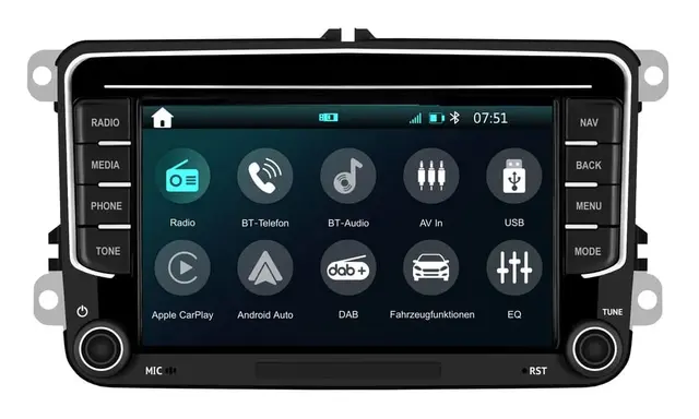 ESX Vision VMX751DAB VW/Seat/Skoda 