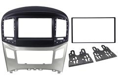 InCarTec Monteringsramme 2-DIN Hyundai H1 (2017 -->) Sort/Sølv