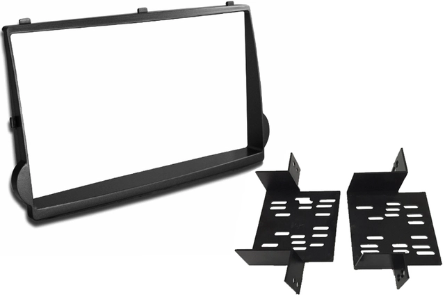 InCarTec Monteringsramme 2-DIN Hyundai H1 (2017 -->) Sort 
