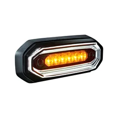 Strands FOR9T varsellys, hvit Front varsel/ posisjonslys hvit, 6 LED