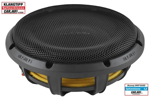 Musway MWF104SQ 10" subwoofer flat design SQ