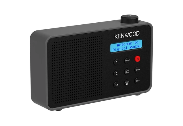 Kenwood Radio DAB+/BT  portabel kompakt Liten DAB+ radio med Bluetooth 
