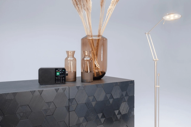 Kenwood Radio DAB+/BT, portabel kompakt Liten DAB+ radio med Bluetooth 