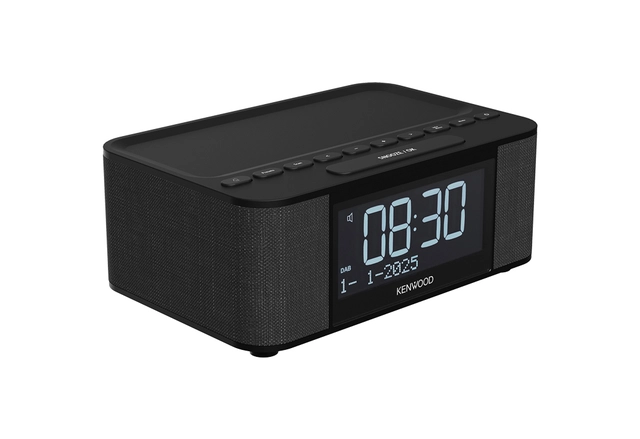 Kenwood Radio DAB+ klokkeradio,BT, sort DAB+ klokkeradio med Bluetooth 