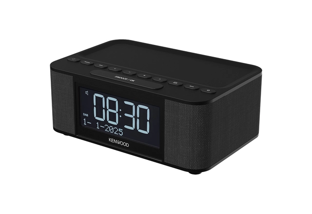 Kenwood Radio DAB+ klokkeradio,BT, sort DAB+ klokkeradio med Bluetooth 