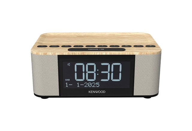 Kenwood Radio DAB+ klokkeradio, lys eik DAB+ klokkeradio med Bluetooth 