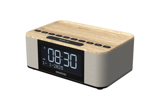 Kenwood Radio DAB+ klokkeradio, lys eik DAB+ klokkeradio med Bluetooth 