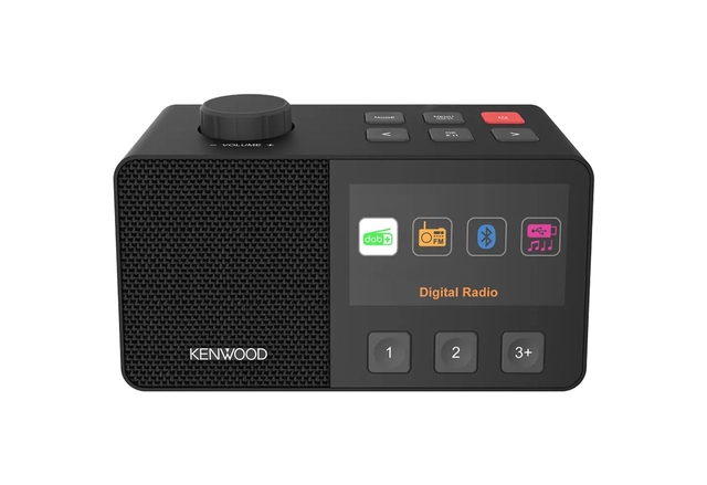 Kenwood Radio DAB+ radio, BT, sort DAB+ radio med Bluetooth 