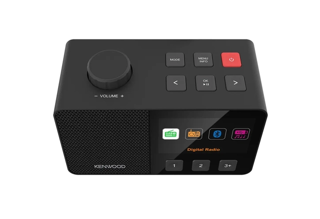 Kenwood Radio DAB+ radio, BT, sort DAB+ radio med Bluetooth 