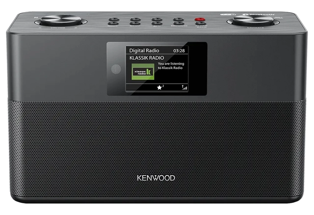 Kenwood Radio DAB+ radio, BT, sort DAB+ radio med Bluetooth 