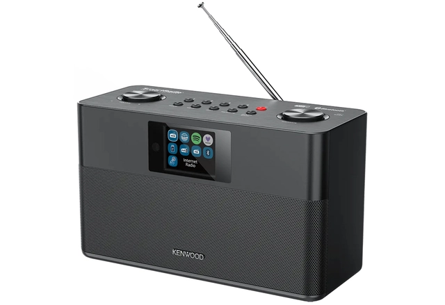 Kenwood Smartradio DAB+, BT, sort DAB+/internet radio med Bluetooth 
