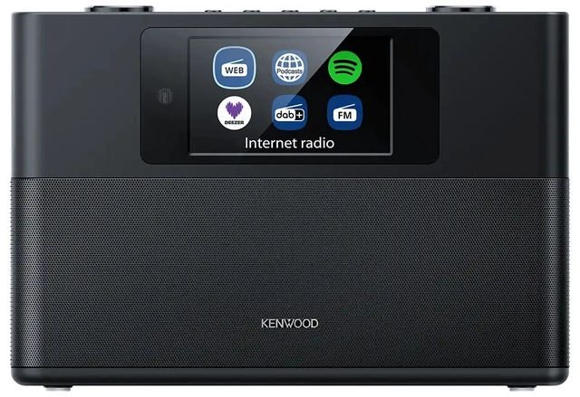 Kenwood Smartradio DAB+, BT, sort DAB+/internet radio med Bluetooth 