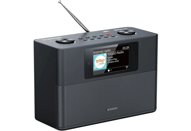 Kenwood Smartradio DAB+, BT, sort DAB+/internet radio med Bluetooth 