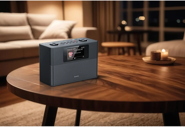 Kenwood Smartradio DAB+, BT, sort DAB+/internet radio med Bluetooth 
