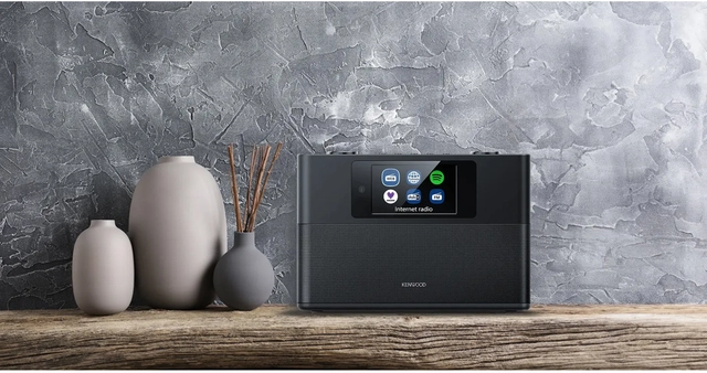 Kenwood Smartradio DAB+, BT, sort DAB+/internet radio med Bluetooth 