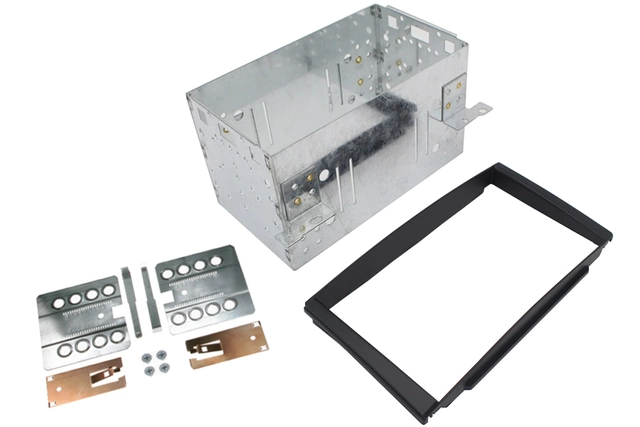 InCarTec Monteringskit 2-DIN Kia Ceed (2007 - 2009) Sort 