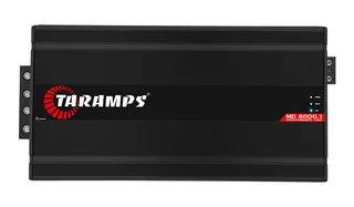 Taramps Bilforsterker 1x8000W 1 ohm sort 1 ohm, sort