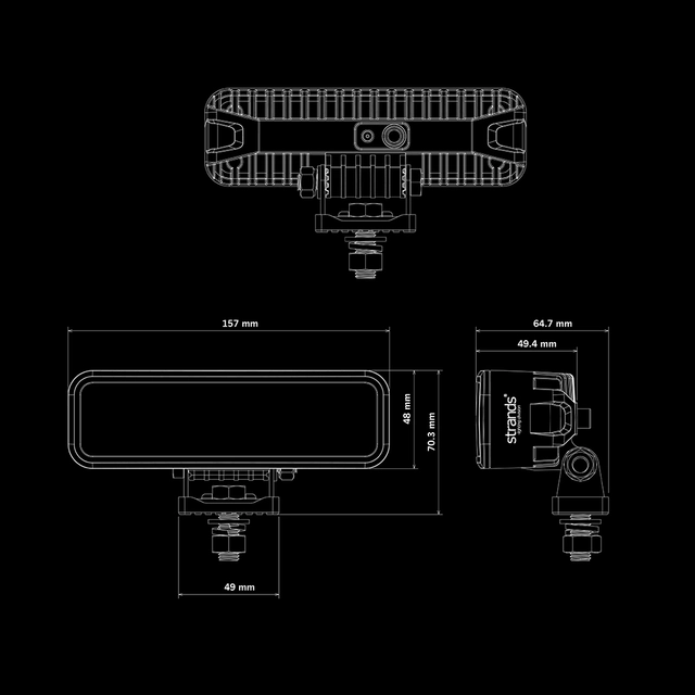 Strands SKYLORD EXP SKYN1 DUO arb/varsel 42 W, DUO, arbeid og varsellys 