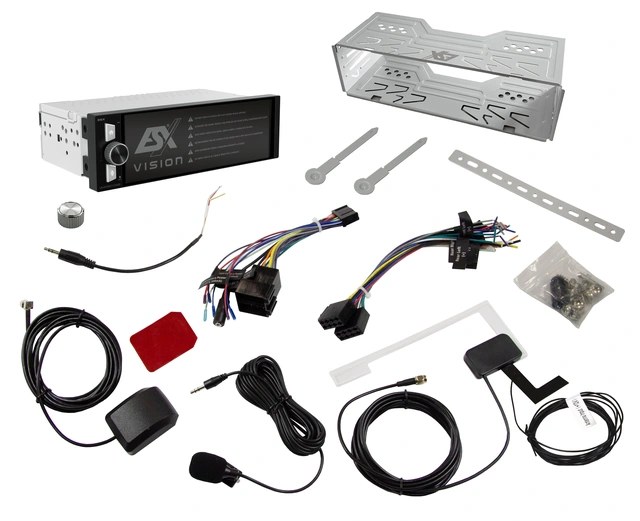 ESX 6,3" LCD/DAB+/FM/USB/SD/BT 1-DIN DAB mediaspiller med masse utstyr 