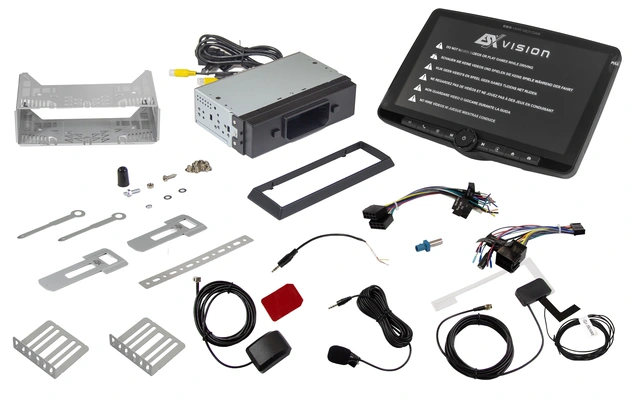 ESX 12" LCD/DAB+/FM/USB/SD/BT 1-DIN DAB mediaspiller med 12" skjerm 