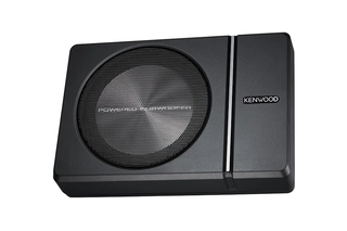 Kenwood kompakt aktiv basskasse 8" Aktiv 8" subwoofer, 150w RMS. 250w maks