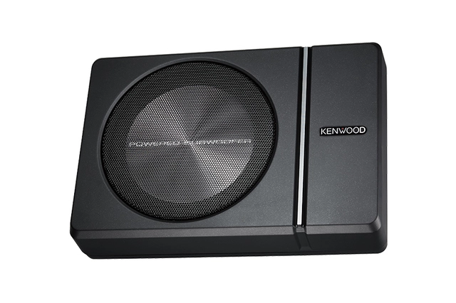 Kenwood kompakt aktiv basskasse 8" Aktiv 8" subwoofer, 150w RMS. 250w maks 