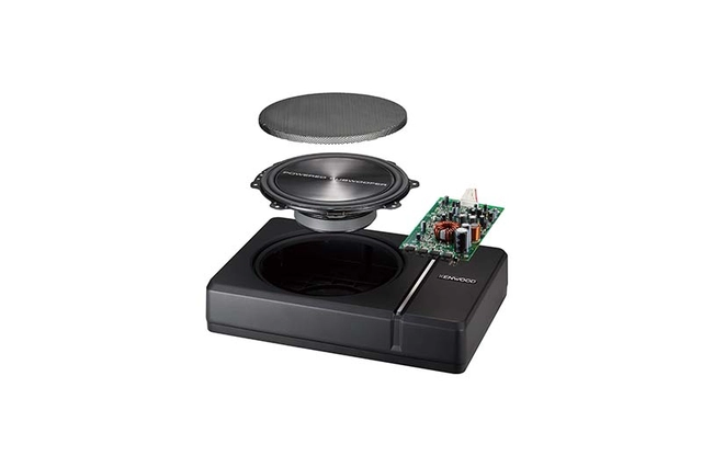 Kenwood kompakt aktiv basskasse 8" Aktiv 8" subwoofer, 150w RMS. 250w maks 