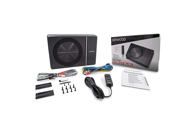 Kenwood kompakt aktiv basskasse 8" Aktiv 8" subwoofer, 150w RMS. 250w maks 