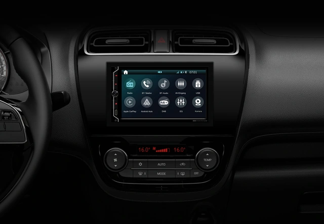 ESX 7" LCD/DAB+/FM/USB/BT 2-DIN DAB mediaspiller med 7" skjerm 