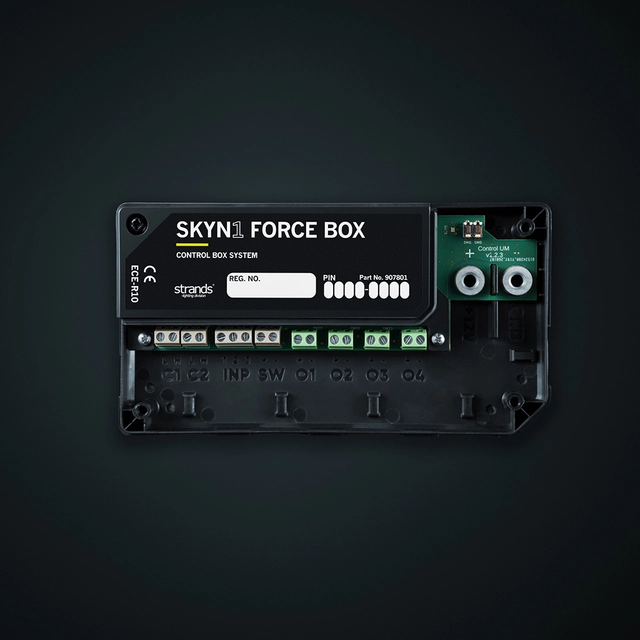Strands SKYN1 PXP Force Box 4 utganger, max 60A, APP-styrt 