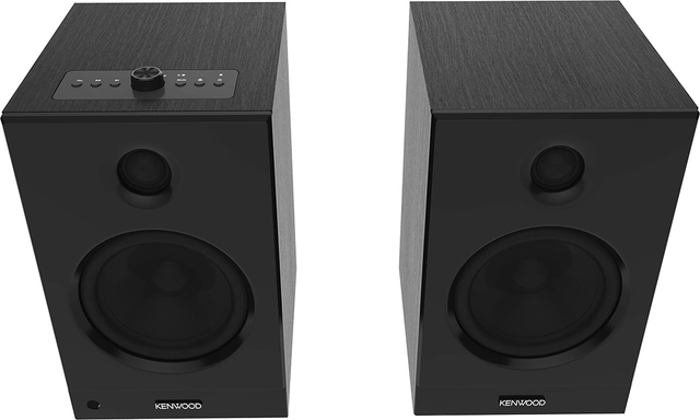 Kenwood aktive bokhyllehøyttalere Hi-Res, Multiroom, Spotify, Auracast 