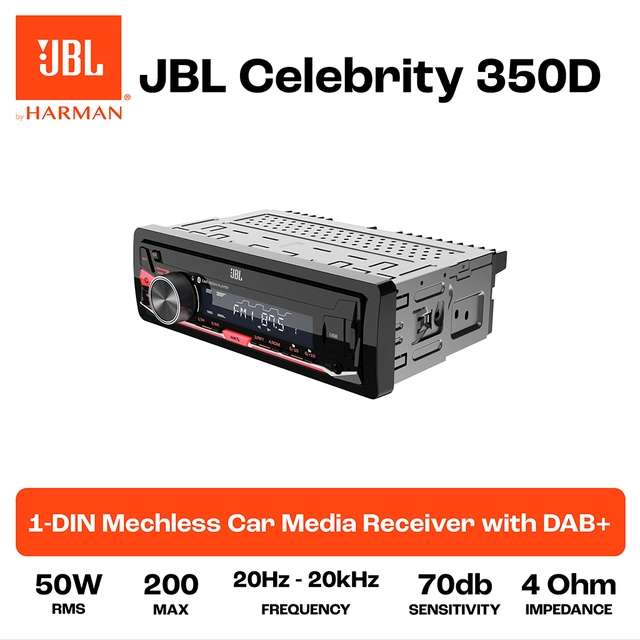 JBL CELEBRITY350D 1DIN Mecha-less Media reciever (uten CD) 